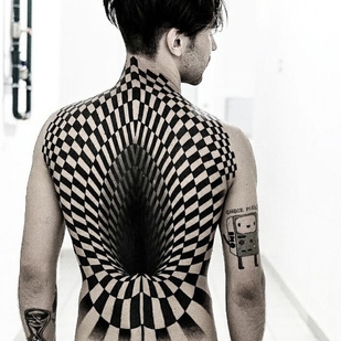 Masculino Negro Ornamental tatuaje en Espalda #40232 | Tattoo Artist ILYA CASCAD