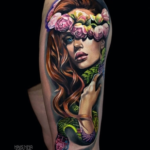 Color Realismo tatuaje en Hombro #31292 | Tattoo Artist Kristina Taylor