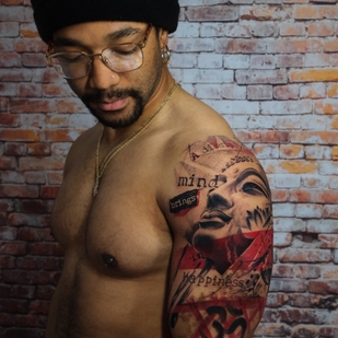 Masculino Color Trash Polka tatuaje #55780 | Tattoo Artist Nik Lucas