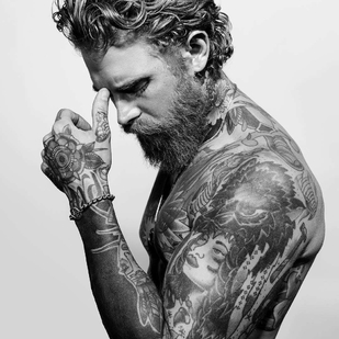 🔥 Fotos sensuales, portafolio de modelo  #22306 Modelo de tatuajes Josh Mario John