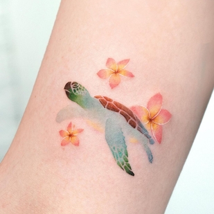 Femenino Color Miniatura tatuaje en Antebrazo #56875 | Tattoo Artist Choi Yun