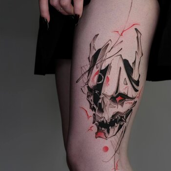Artista del tatuaje Mihail Morrison