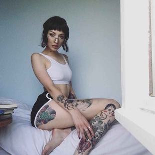 🔥 Fotos sensuales, portafolio de modelo  #12601 Modelo de tatuajes Lauren Fernandez