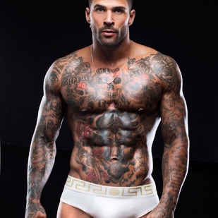 🔥 Fotos sensuales, portafolio de modelo  #24025 Modelo de tatuajes Leon Scott