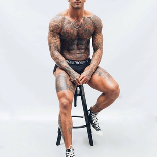 🔥 Fotos sensuales, portafolio de modelo  #24027 Modelo de tatuajes Leon Scott