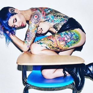 🔥 Fotos sensuales, portafolio de modelo  #23088 Modelo de tatuajes Claire West