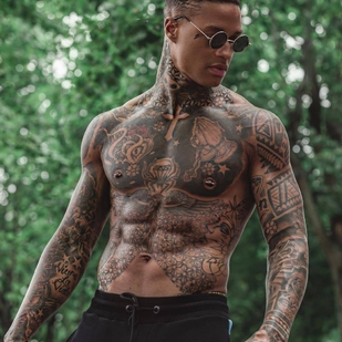 🔥 Fotos sensuales, portafolio de modelo  #23910 Modelo de tatuajes Tyrone Hermitt