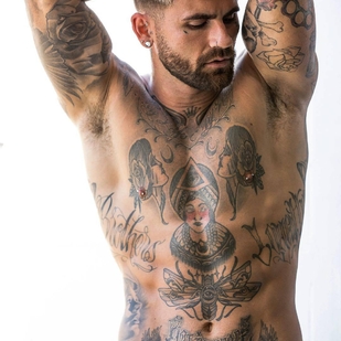 🔥 Fotos sensuales, portafolio de modelo  #23759 Modelo de tatuajes Chris Perceval