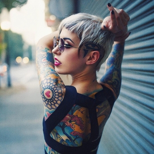 🔥 Fotos sensuales, portafolio de modelo  #23103 Modelo de tatuajes Claire West