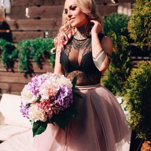 🔥 Fotos sensuales, portafolio de modelo  #2227 Modelo de tatuajes Teya Salat