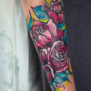 tatuaje #1636 | Tattoo Artist Victoria KIWI Grigorieva