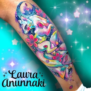 Femenino Color  tatuaje en Antebrazo #13441 | Tattoo Artist Laura Annunaki