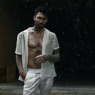 🔥 Fotos sensuales, portafolio de modelo  #25222 Modelo de tatuajes Ian Elkins