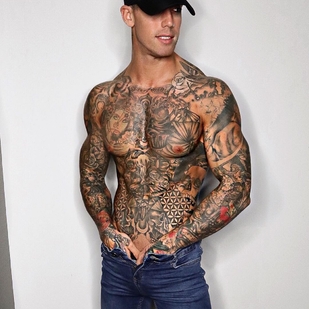 🔥 Fotos sensuales, portafolio de modelo  #25483 Modelo de tatuajes Chris Fleming