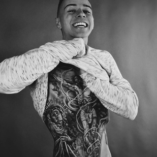 🔥 Fotos sensuales, portafolio de modelo  #25053 Modelo de tatuajes Jordan Feno