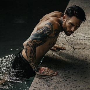 🔥 Fotos sensuales, portafolio de modelo  #25227 Modelo de tatuajes Ian Elkins