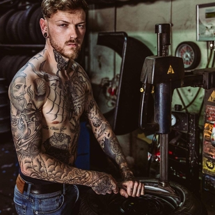 🔥 Fotos sensuales, portafolio de modelo  #24537 Modelo de tatuajes Stefan Kaerger