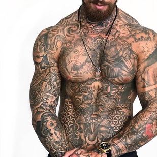 🔥 Fotos sensuales, portafolio de modelo  #25484 Modelo de tatuajes Chris Fleming