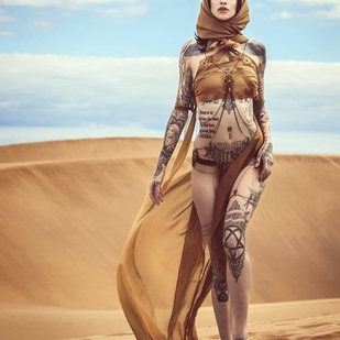 🔥 Fotos sensuales, portafolio de modelo  #25350 Modelo de tatuajes Shelly D'inferno