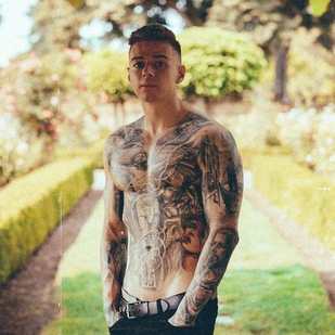 🔥 Fotos sensuales, portafolio de modelo  #25058 Modelo de tatuajes Jordan Feno