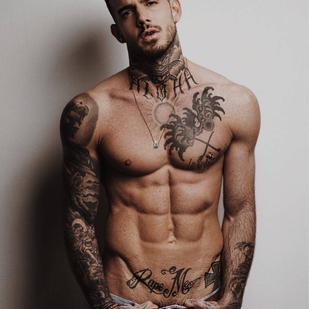 🔥 Fotos sensuales, portafolio de modelo  #24913 Modelo de tatuajes LUCAS PERACCHI