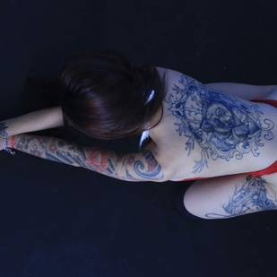 🔥 Fotos sensuales, portafolio de modelo  #37601 Modelo de tatuajes Daniela Basadre