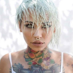 🔥 Fotos sensuales, portafolio de modelo  #3065 Modelo de tatuajes Felisja Piana