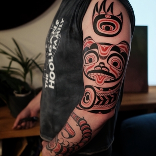 Color Ornamental tatuaje #59761 | Tattoo Artist maksim kokin