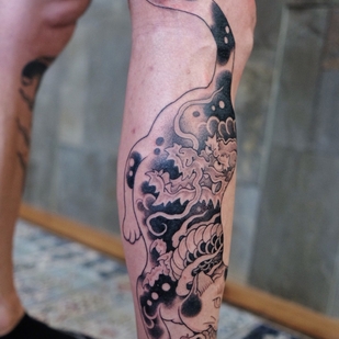 Negro  tatuaje #59767 | Tattoo Artist maksim kokin