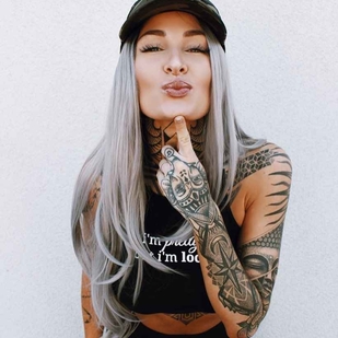 🔥 Fotos sensuales, portafolio de modelo  #15087 Modelo de tatuajes Tessa Lizz