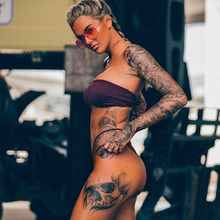 🔥 Fotos sensuales, portafolio de modelo  #15023 Modelo de tatuajes Lauren Houldsworth