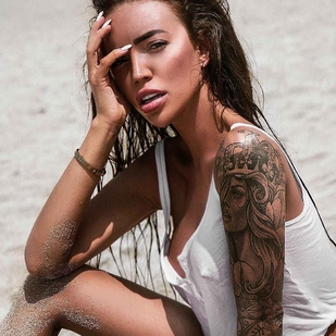 🔥 Fotos sensuales, portafolio de modelo  #15071 Modelo de tatuajes Anna Aksyuk