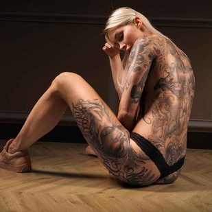 🔥 Fotos sensuales, portafolio de modelo  #14971 Modelo de tatuajes Jill Hardener