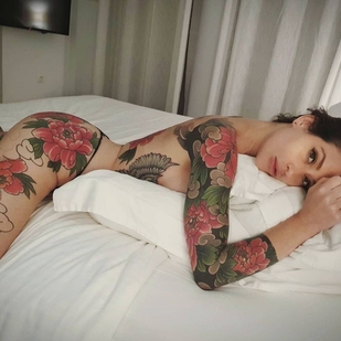 🔥 Fotos sensuales, portafolio de modelo  #45824 Modelo de tatuajes Adreena Angela