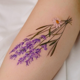 Femenino Color  tatuaje en Antebrazo #60073 | Tattoo Artist Svetlana Ehrt
