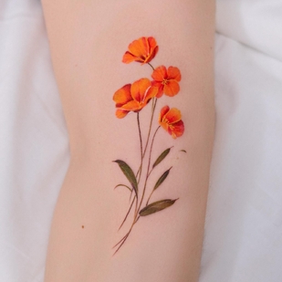Femenino Color  tatuaje en Antebrazo #60069 | Tattoo Artist Svetlana Ehrt