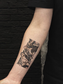 Microrealism tattoo