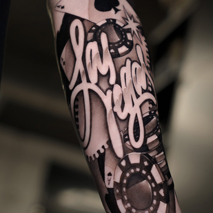 Masculino Negro Realismo tatuaje en Manga #77659 | Tattoo Artist Kirill Matusevich