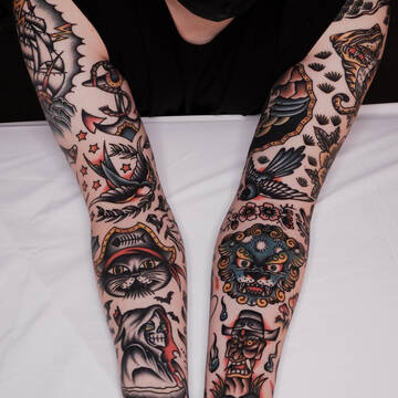 Eastern Flare, Traditional Stare: Inside Ducky's Old School Tattoo Realm