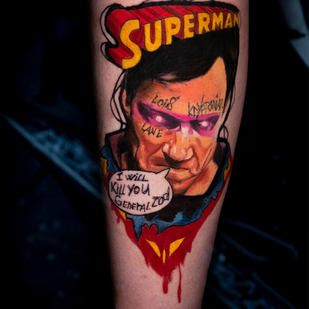 Femenino Color Estilo del Autor tatuaje en Espinilla #79552 | Tattoo Artist Sergey Proshkin