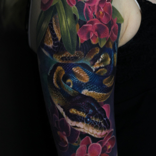 Femenino Color Realismo tatuaje en Hombro #79715 | Tattoo Artist Pusstattoo