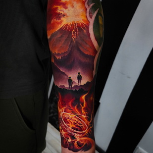 Color Realismo tatuaje #80511 | Tattoo Artist Dmitriy Varlakov