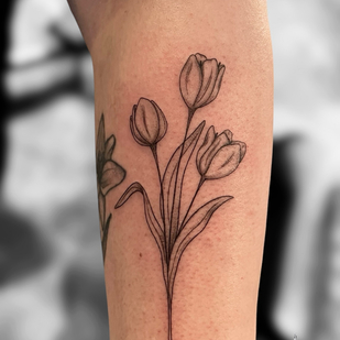 Fineline tatuaje #80981 | Tattoo Artist Claudia Fedorovici