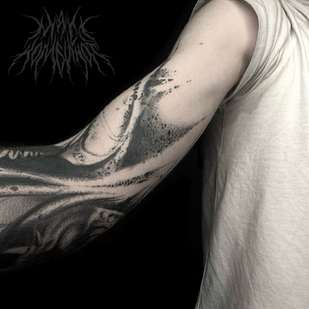 Masculino Negro Gráfico tatuaje #81229 | Tattoo Artist Maxim zaycev_ink