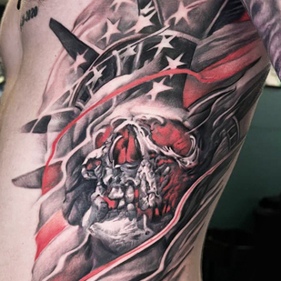 Masculino Color Realismo tatuaje en Lado #81823 | Tattoo Artist Roman Zakharchenko