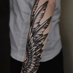 Femenino Negro Gráfico tatuaje en Antebrazo #82330 | Tattoo Artist Polina s Tatuina