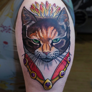 Femenino Color Estilo del Autor tatuaje en Hombro #82379 | Tattoo Artist Ksenya Bugimen