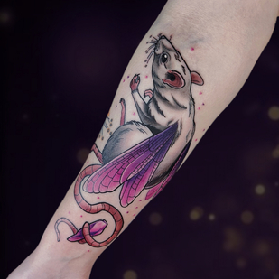 Femenino Color Estilo del Autor tatuaje en Antebrazo #82389 | Tattoo Artist Ksenya Bugimen