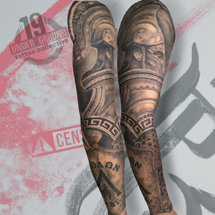 Masculino Negro Realismo tatuaje en Manga #82589 | Tattoo Artist Anton Kozlovskih