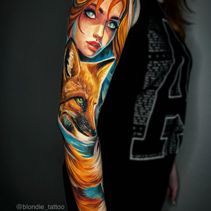 Femenino   tatuaje en Manga #83362 | Tattoo Artist Albina Kruchinina / blondie_tattoo